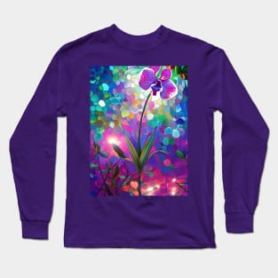 Purple Orchid Long Sleeve T-Shirt